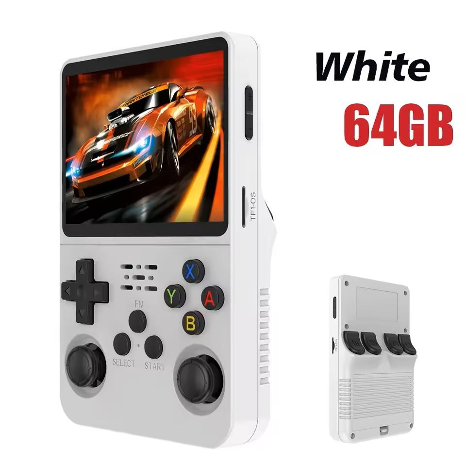 Retro Game Console 35 Inch Screen With 64G Or 128G Storage Linux System Portable Player 10