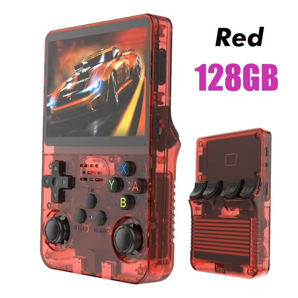 Retro Game Console 35 Inch Screen With 64G Or 128G Storage Linux System Portable Player 8