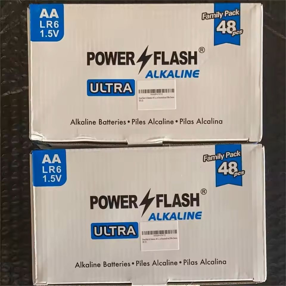 100 Pack AA Alkaline Batteries Long Lasting Power For Home And Work 2