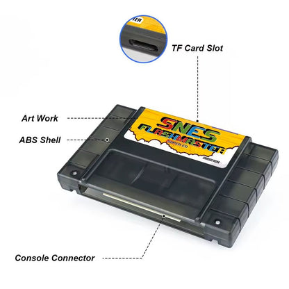 3000in1 SNES Game Cartridge With 8GB Flash Card For Classic Nintendo Consoles 2