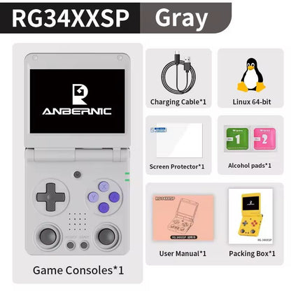 Flip Handheld Retro Game Console With 34 Inch Screen 64G 5000 Games And HDMI Output 8
