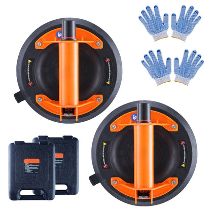 Industrial Grade Vacuum Suction Cup Glass Lifter 8 615 Lbs With ABS Handle PP Box HeavyDuty LeakPro 1