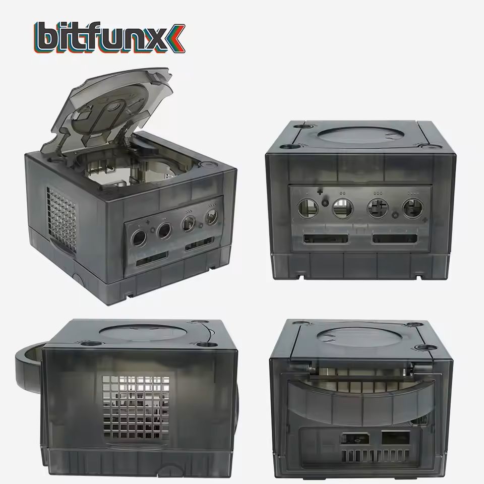 Transparent Replacement Shell For GameCube Console Clear NGC Case Housing Kit 3