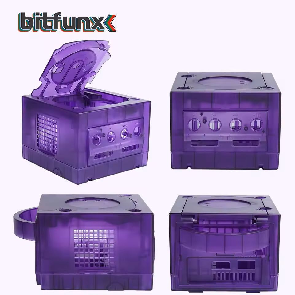Transparent Replacement Shell For GameCube Console Clear NGC Case Housing Kit 7