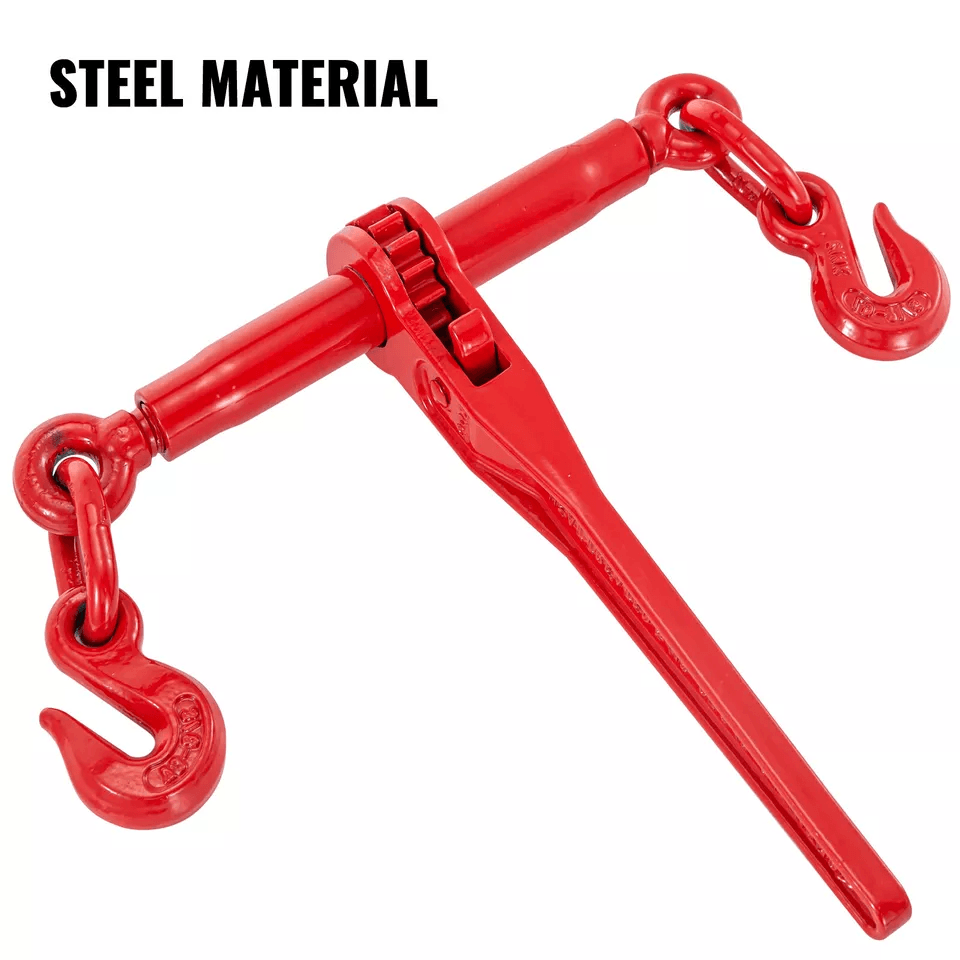Chain Load Binder Ratchet Heavy Duty Tie Down Hooks 3