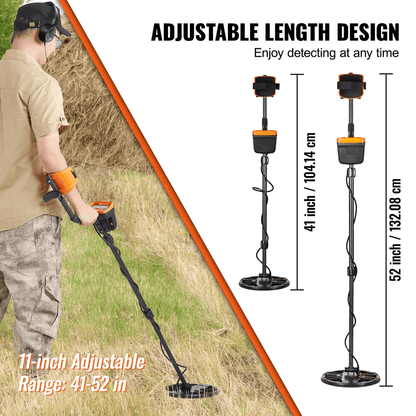 Professional LCD Metal Detector For Adults Waterproof IP68 Gold Detector With Detection Modes 6