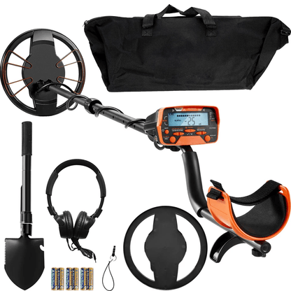 Professional LCD Metal Detector for Adults, Waterproof IP68 Gold Detector with Detection Modes