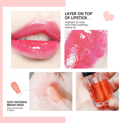 Original Lip Oil Gloss Exfoliating & Plumping Lip Treatment for Smooth Hydrated Lip