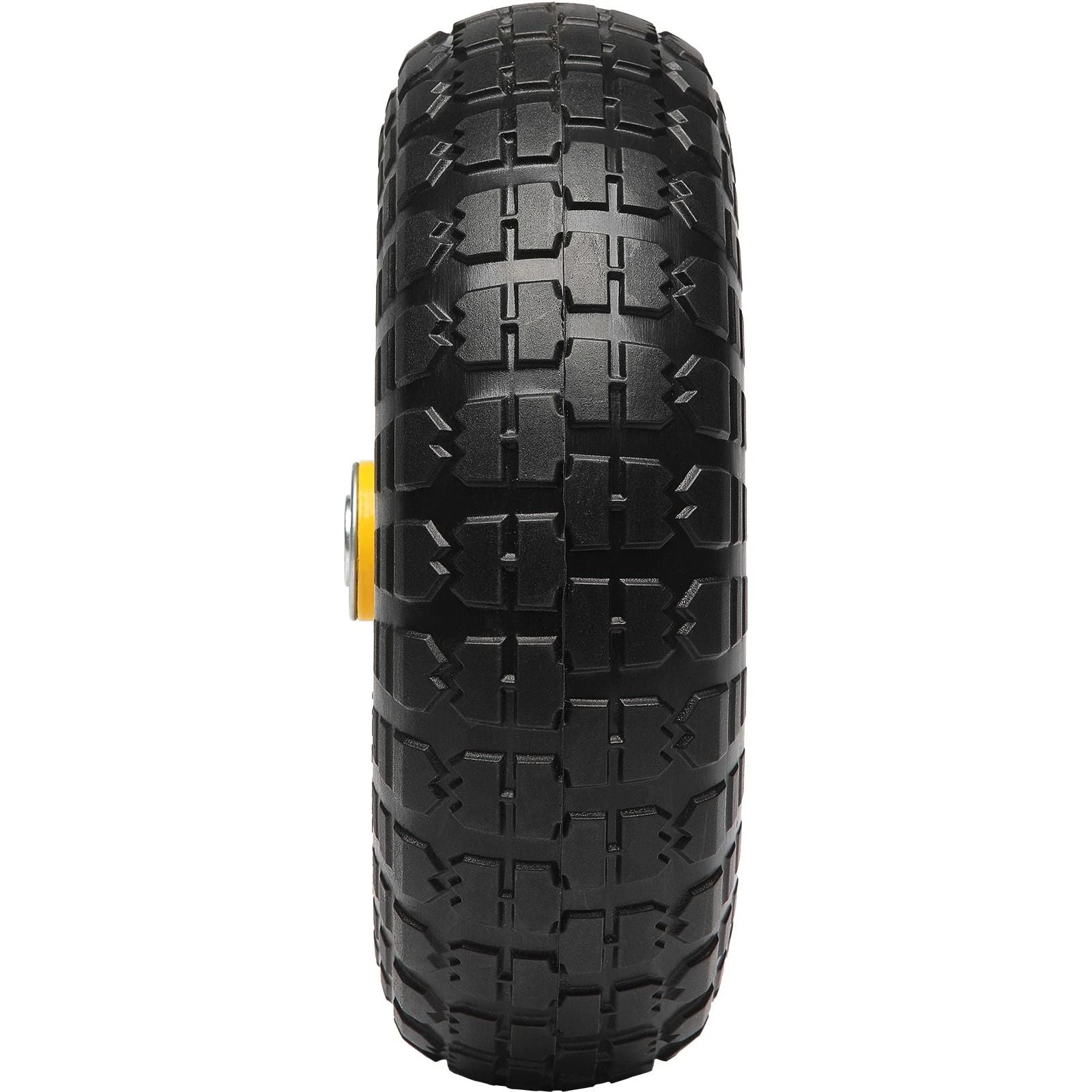 10 Solid PU RunFlat Tire Wheel  2Pack 400 Lbs Capacity FlatFree Tubeless Tire For HeavyDuty Equipme 6