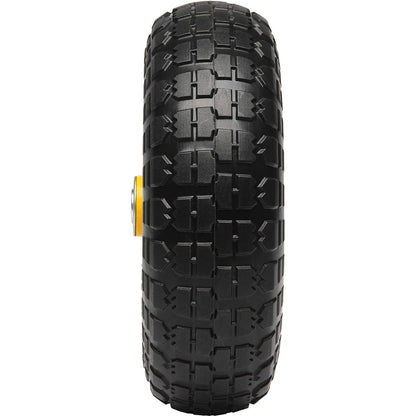 10 Solid PU RunFlat Tire Wheel  2Pack 400 Lbs Capacity FlatFree Tubeless Tire For HeavyDuty Equipme 6