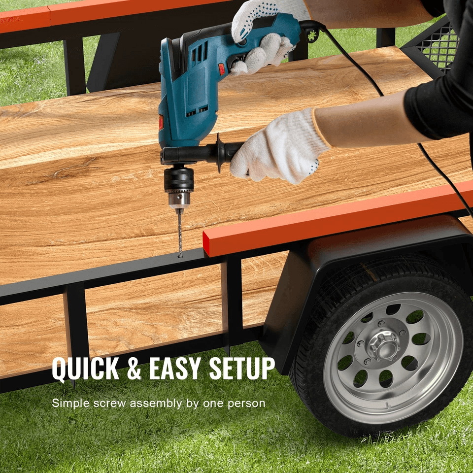 Tailgate Utility Trailer Gate  Ramp Lift Assist System Universal Fit 4