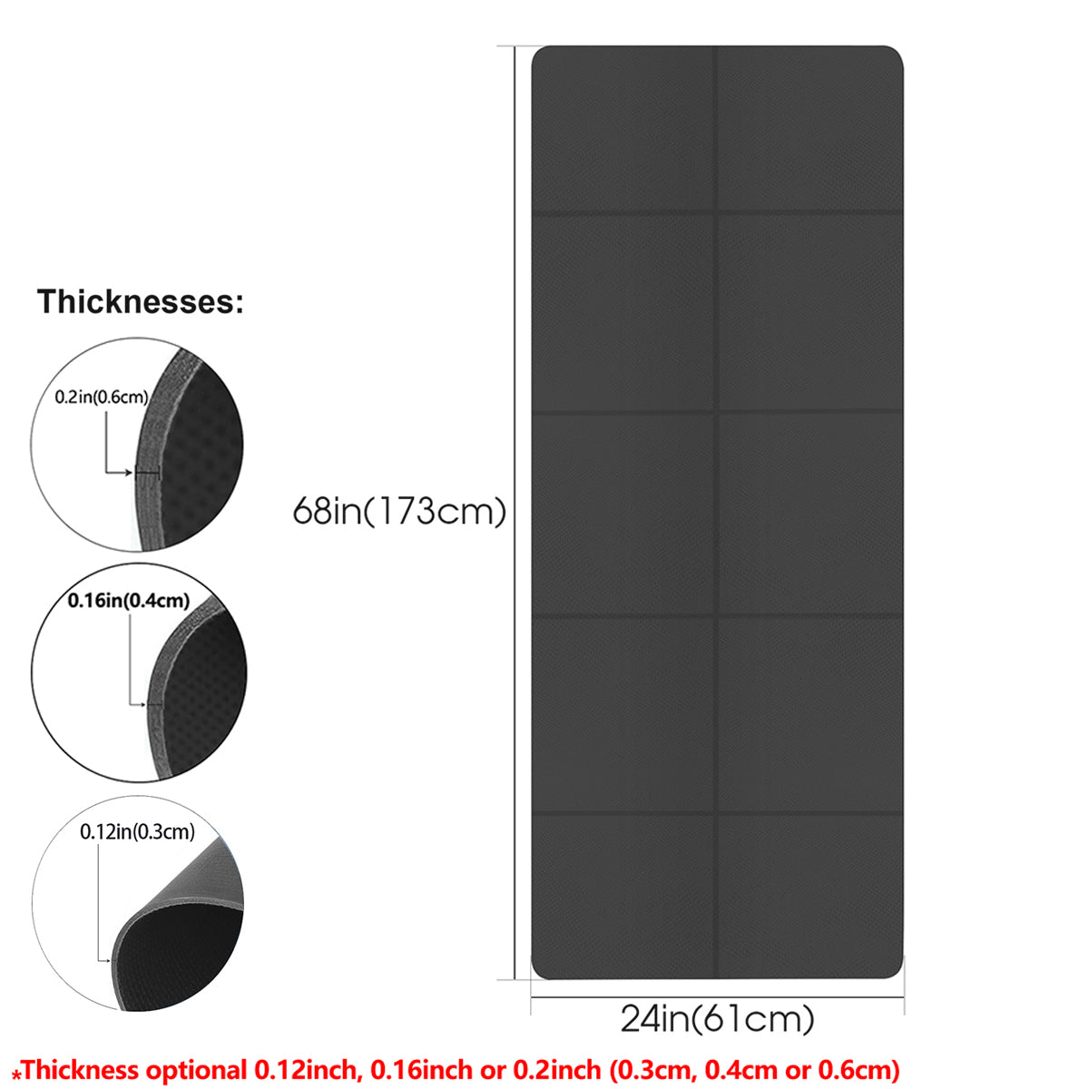 Foldable Yoga Mat EcoFriendly EVA Fitness Exercise Mat For Travel Yoga  Pilates 4