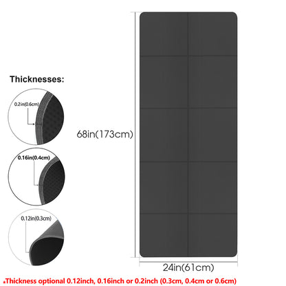 Foldable Yoga Mat EcoFriendly EVA Fitness Exercise Mat For Travel Yoga  Pilates 4