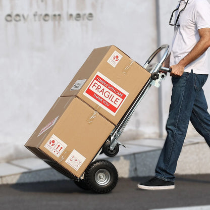 Heavy Duty 4in1 Aluminum Hand Truck  1000 Lbs Capacity Folding Dolly Cart For Easy Transport 6
