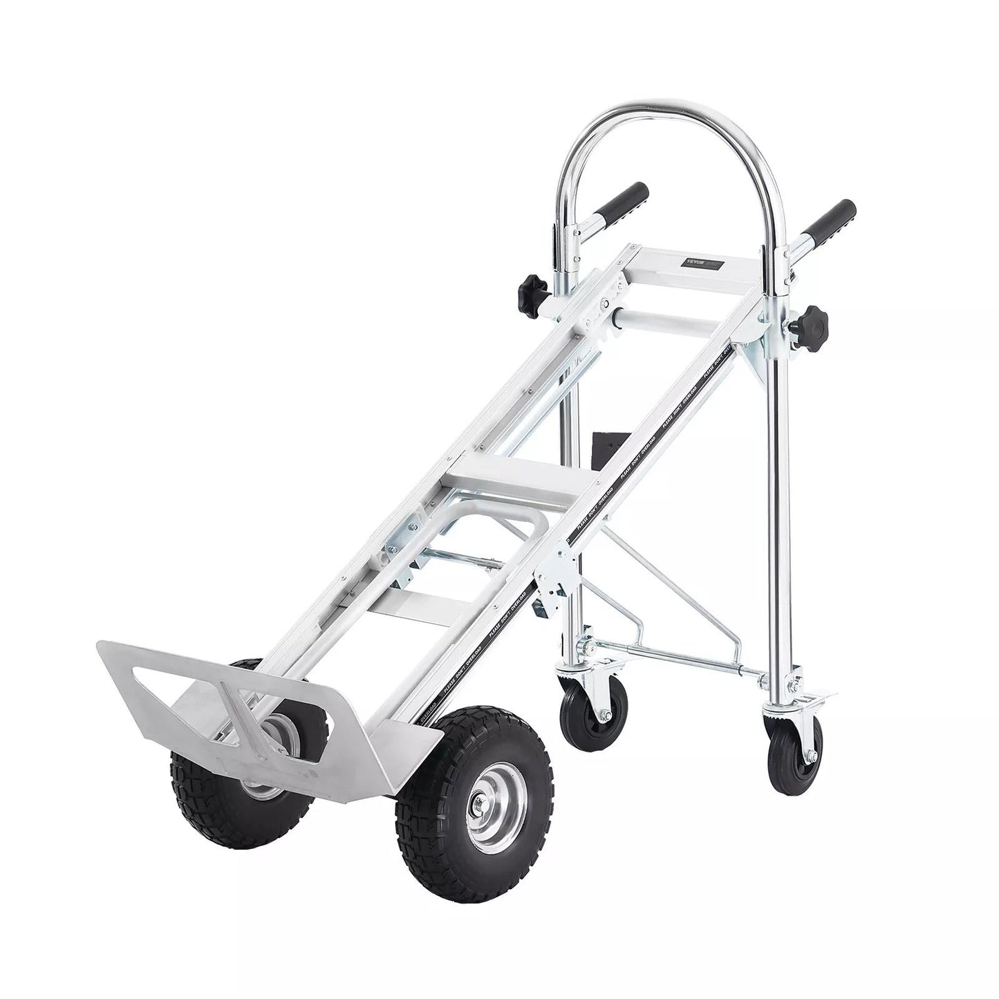Heavy Duty 4in1 Aluminum Hand Truck  1000 Lbs Capacity Folding Dolly Cart For Easy Transport 8