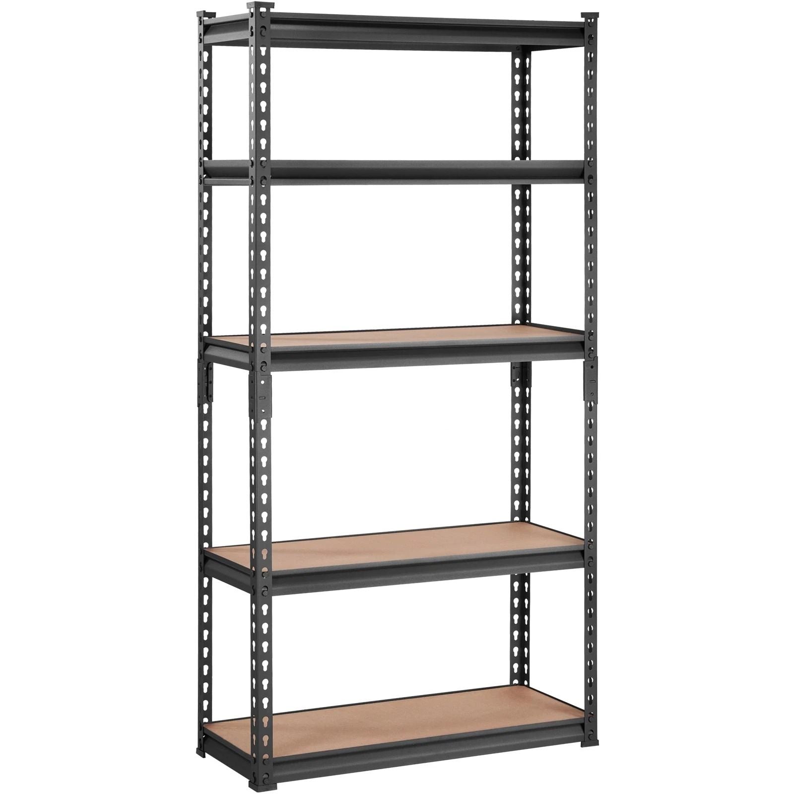 Industrial 5-Tier Storage Rack, Adjustable Garage Shelving Unit, 2000 lbs Weight Capacity