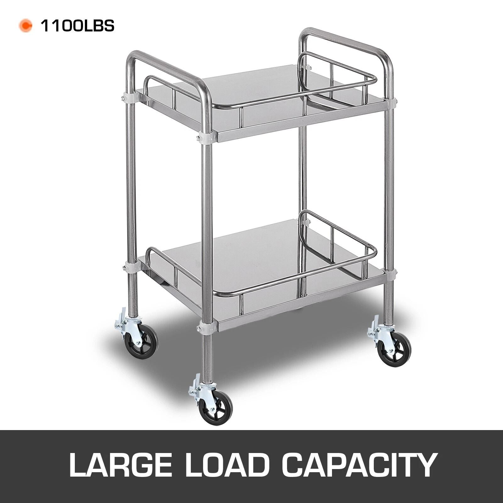 HeavyDuty 4PCS Scaffolding Casters 8 X 2 Locking Wheels  138 4400LBS Capacity  Black Industrial Whe 3
