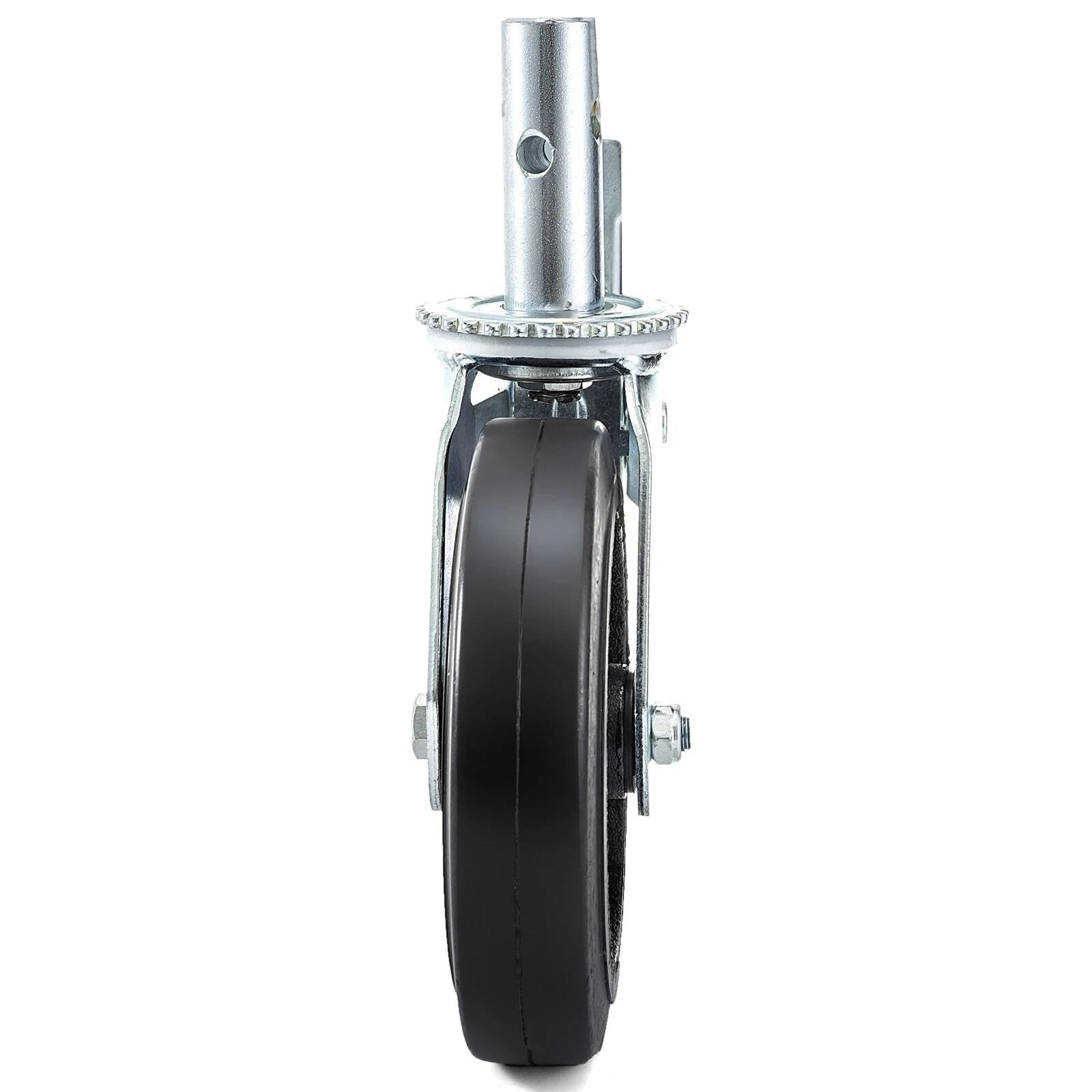 HeavyDuty 4PCS Scaffolding Casters 8 X 2 Locking Wheels  138 4400LBS Capacity  Black Industrial Whe 1