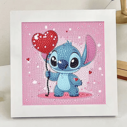 Kids 5D Diamond Painting Kit  DIY Animal Art Set With Big Gem Crystals 2