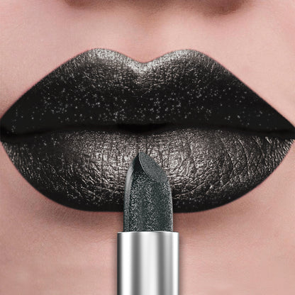 Bold & Intense Glitter Shiny Metallic Lipstick Pearlescent Lip Tint, Long Lasting Matte Lip Makeup
