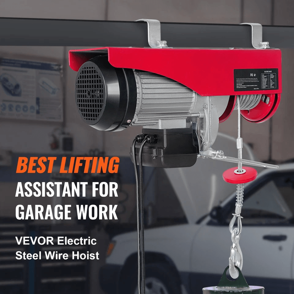 Electric Hoist Crane Winch Wired Remote Ceiling Mounted Lift 1