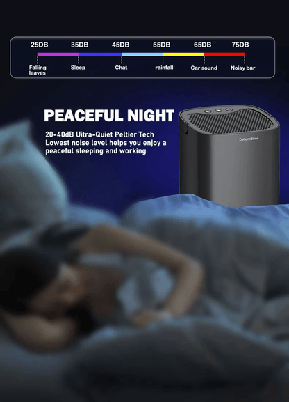 QuietAir Compact Dehumidifier  Portable Moisture Absorber For Home Bedroom And Office 3
