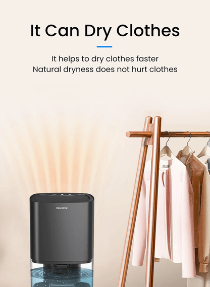 QuietAir Compact Dehumidifier  Portable Moisture Absorber For Home Bedroom And Office 5