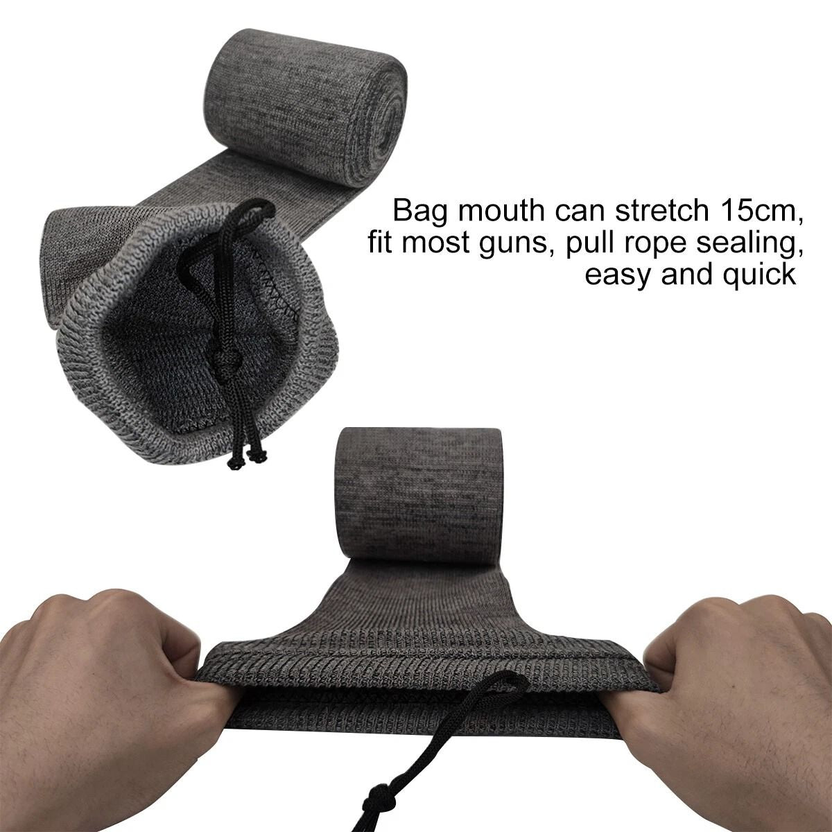 Gun Storage Sleeves 6 Pcs SiliconeTreated Cover Socks For LongTerm Protection 5