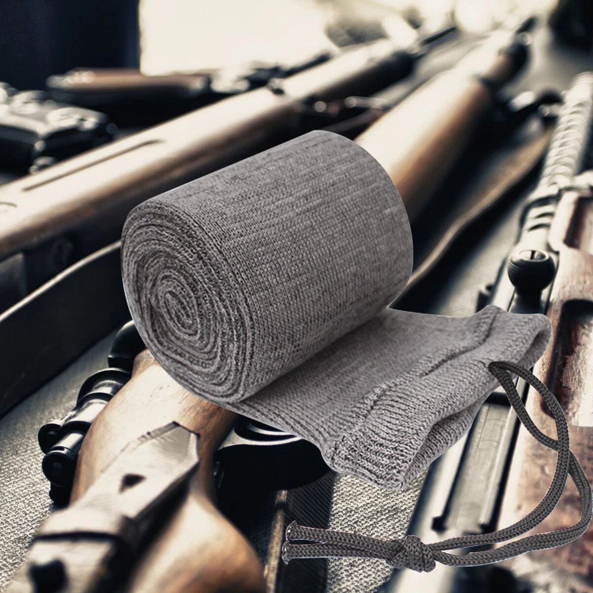 Gun Storage Sleeves, 6 Pcs Silicone-Treated Cover Socks for Long-Term Protection