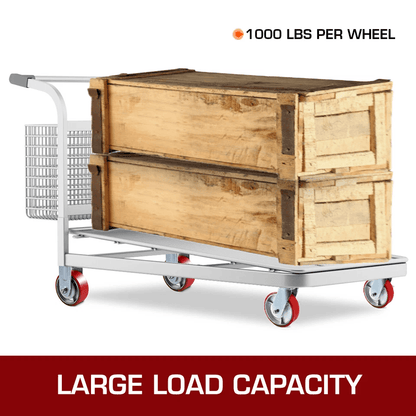 Swivel Caster Polyurethane On Steel Wheel Brake  Includes Rigid  Swivel Heavy Duty Casters 1