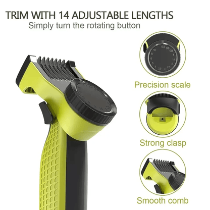 Adjustable Guide Comb Set For Philips OneBlade  14Length Trimmer Guards Compatible With QP2520 QP25 1