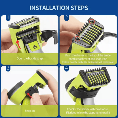 Adjustable Guide Comb Set For Philips OneBlade  14Length Trimmer Guards Compatible With QP2520 QP25 3