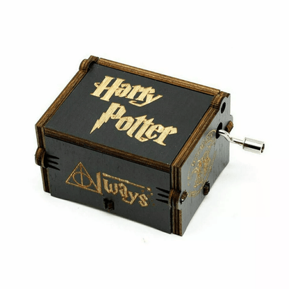 Harry Potter Wooden Music Box HandCranked Classic Handmade Toys Collectible Gift For Kids  Fans Vin 7