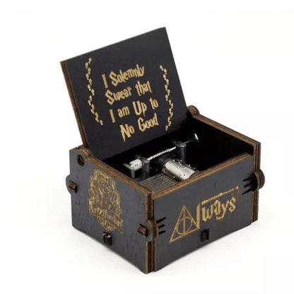 Harry Potter Wooden Music Box HandCranked Classic Handmade Toys Collectible Gift For Kids  Fans Vin 5