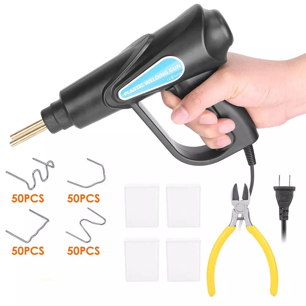 100W Plastic Welder Kit Complete Bumper Repair Set With Welding Gun  200 Staples 2