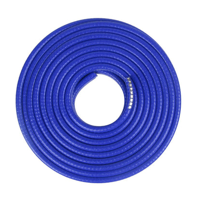10Feet Car Door Edge Guard Moulding Trim Strip – Universal Rubber Seal Protector with Metal Clips Blue