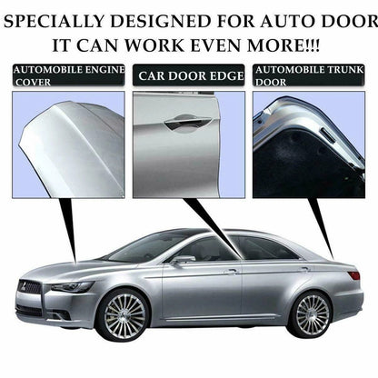 10Feet Car Door Edge Guard Moulding Trim Strip  Universal Rubber Seal Protector With Metal Clips Bl 2