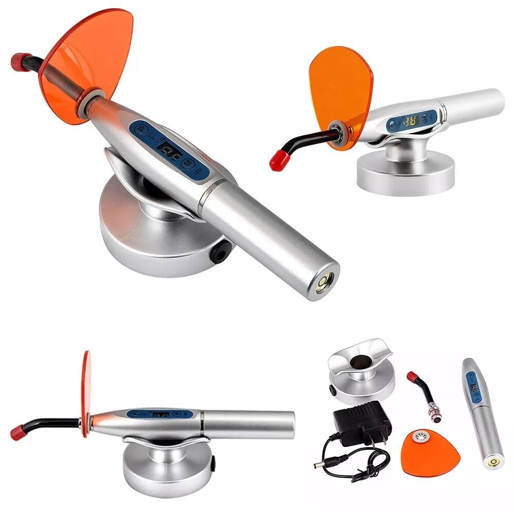 5W Cordless Dental LED Curing Light 2000mW Wireless Resin Cure Lamp For Professional Use 4
