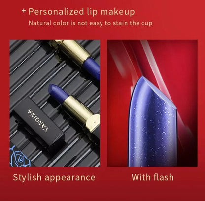 Magical Discoloration BlueRose Temperature Changing Lipstick  ColorShifting Moisturizing  Long Last 3