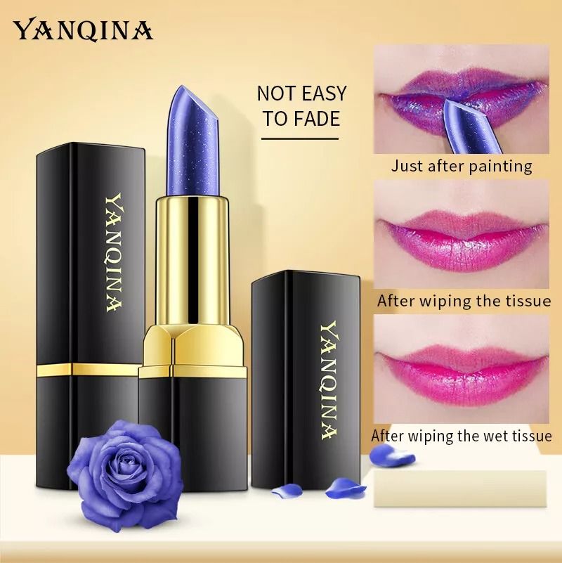 Magical Discoloration BlueRose Temperature Changing Lipstick  ColorShifting Moisturizing  Long Last 5