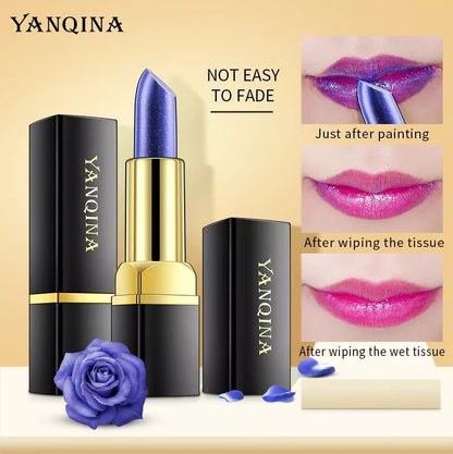 Magical Discoloration BlueRose Temperature Changing Lipstick  ColorShifting Moisturizing  Long Last 5