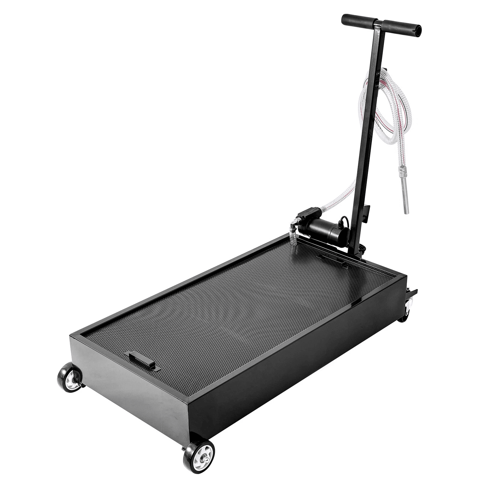 Low Profile Oil Drain Pan With Electric Pump Mobile Oil Collection System For Quick Clean Fluid Cha 9