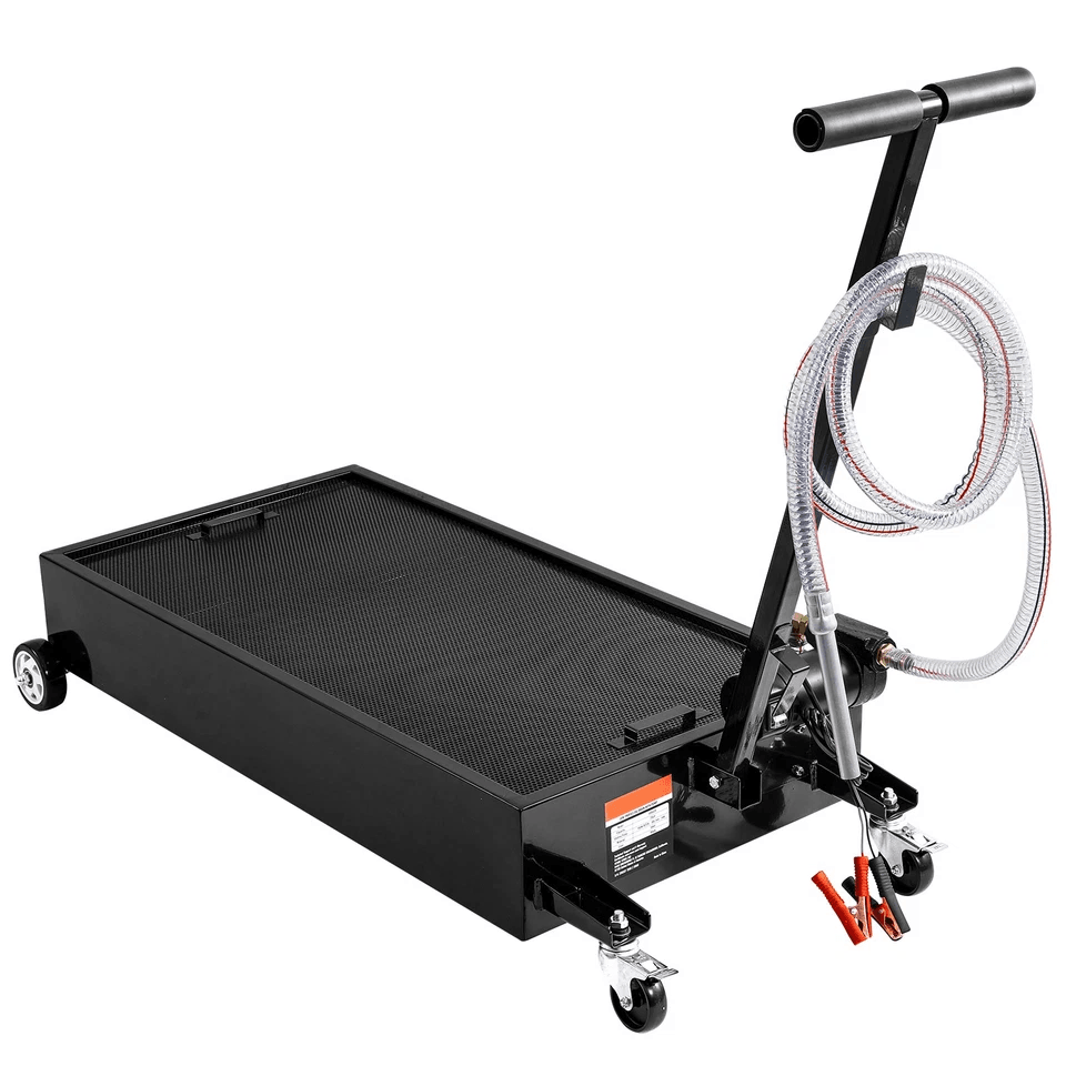 Low Profile Oil Drain Pan With Electric Pump Mobile Oil Collection System For Quick Clean Fluid Cha 7