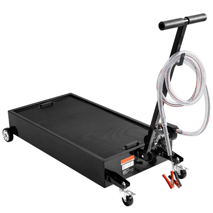 Low Profile Oil Drain Pan With Electric Pump Mobile Oil Collection System For Quick Clean Fluid Cha 7