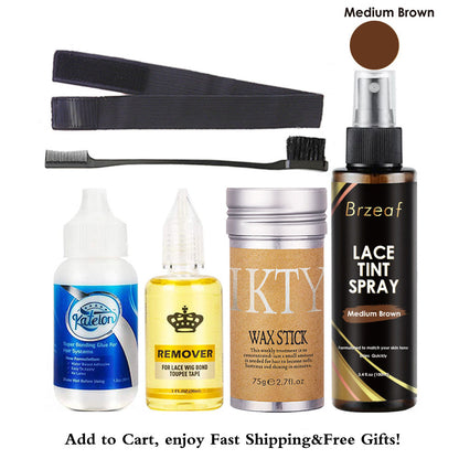 Waterproof Lace Wig Glue Strong Liquid Adhesive Hair Glue For Lace Front Wigs Lace Tint Spray  Elas 11