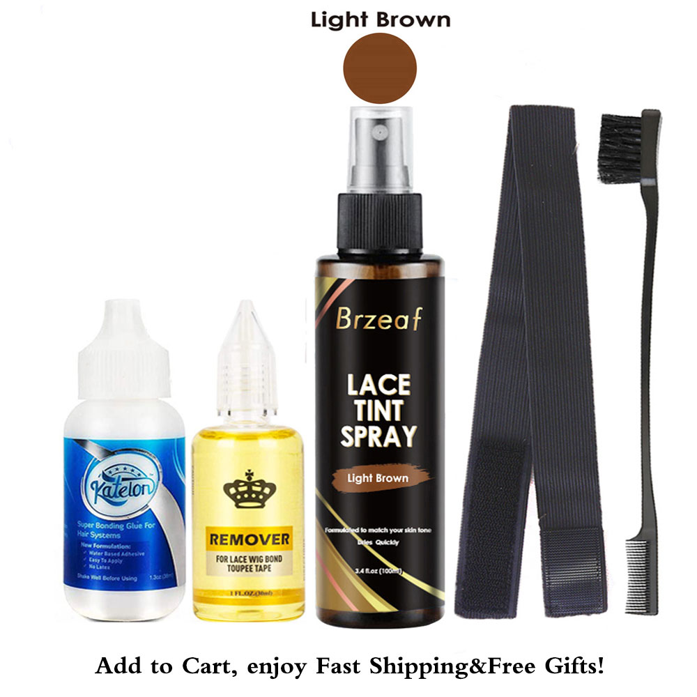 Waterproof Lace Wig Glue Strong Liquid Adhesive Hair Glue For Lace Front Wigs Lace Tint Spray  Elas 10