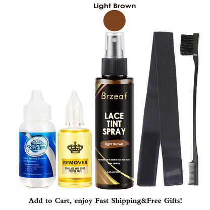 Waterproof Lace Wig Glue Strong Liquid Adhesive Hair Glue For Lace Front Wigs Lace Tint Spray  Elas 10