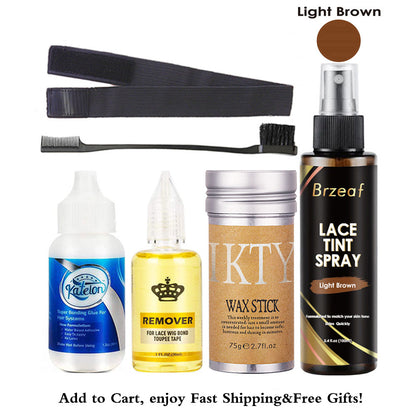 Waterproof Lace Wig Glue Strong Liquid Adhesive Hair Glue For Lace Front Wigs Lace Tint Spray  Elas 7