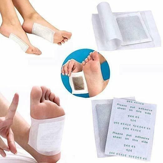 10 Cleansing Detox Foot Pads  Herbal Organic Patches For Pain Relief  Toxin Removal 4