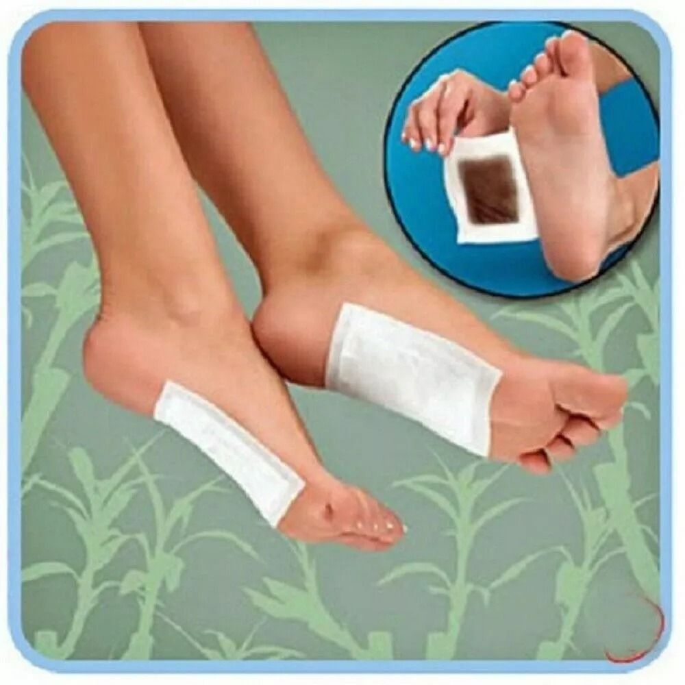 10 Cleansing Detox Foot Pads  Herbal Organic Patches For Pain Relief  Toxin Removal 7
